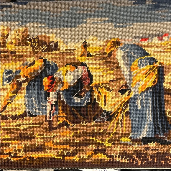 Other - Vintage Needlepoint Tapestry Art